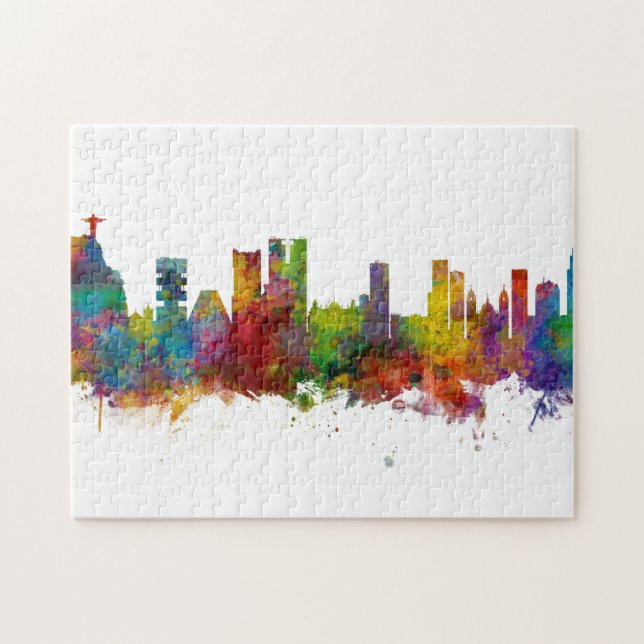 Puzzle Rio de Janeiro Brazil Skyline (Horizontal)