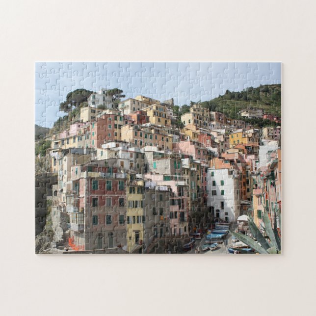 Puzzle Riomaggiore Cinque Terre Italie Jigsaw (Horizontal)