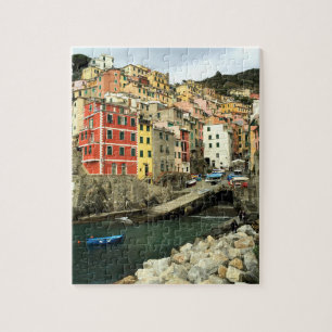 Puzzle Riomaggiore, Italie - les Cinque Terre - 8 x 10 po