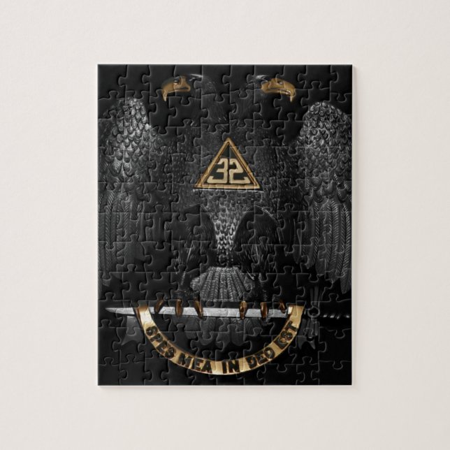 Puzzle Rite écossais maçon Eagle de 32 degrés (Vertical)