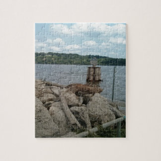 Puzzle Riverwalk Dubuque Iowa le fleuve Mississippi