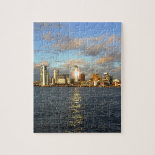 Puzzle Rivière le Mersey et bord de mer de Liverpool
