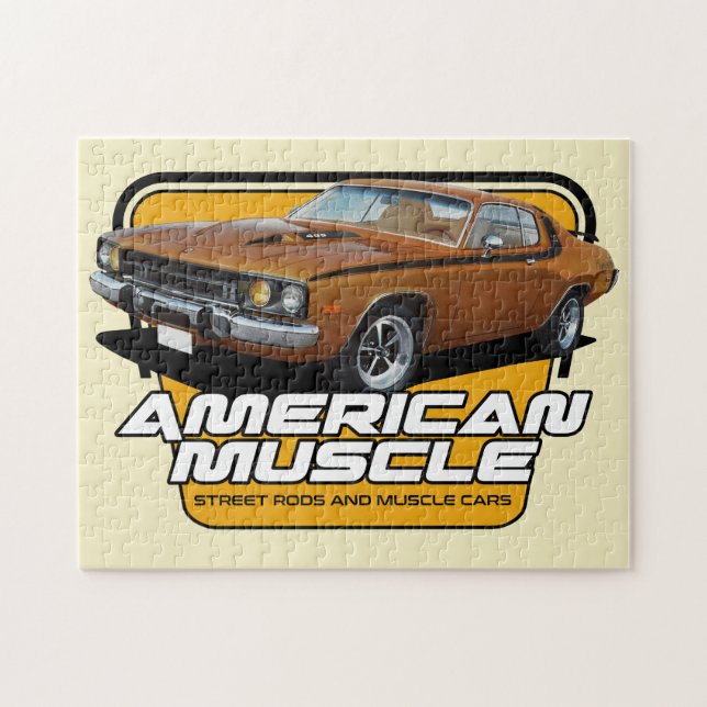 Puzzle Roadrunner américain de muscle (Horizontal)