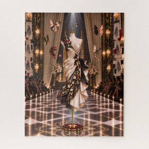 Puzzle Robe de cocktail prête pour le défilé