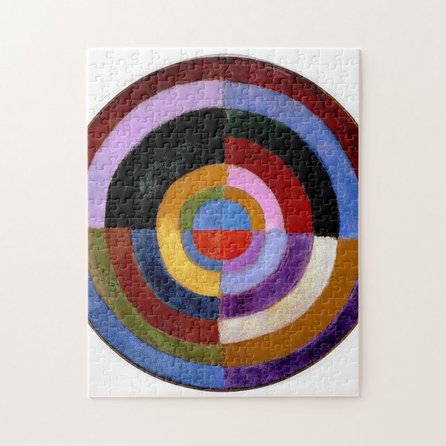 Puzzle Robert Delaunay Peinture d'art Abstrait classique (Vertical)