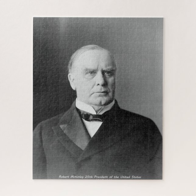 Puzzle Robert McKinley 25e président de l'Amérique (Vertical)