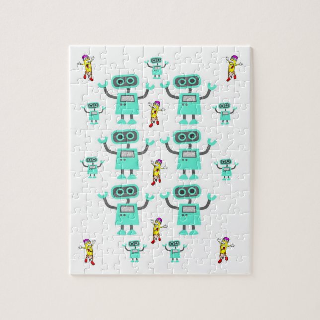 Puzzle Robot (Vertical)