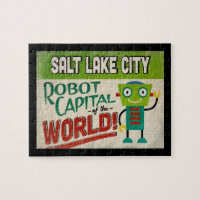 Robot de Salt Lake City Utah - Vintage amusant