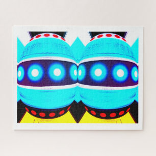 Puzzle Robots jumeaux