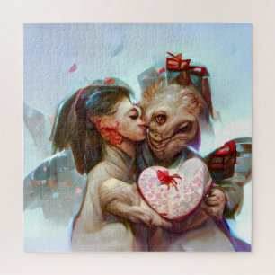 Puzzle Romance Alien lunatique
