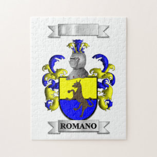 Puzzle Romano Nom de famille italien et bouclier