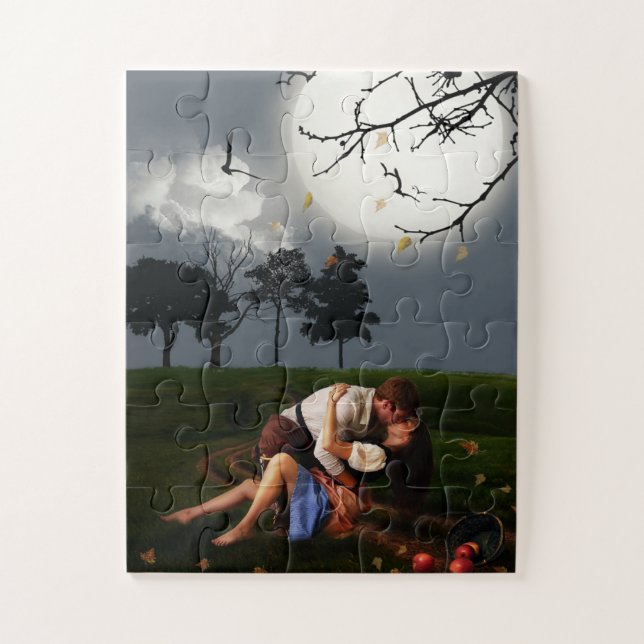 PUZZLE ROMANTIQUE COUPLE MOONLIGHT SENSUAL IMAGINAIRE PUZ (Vertical)