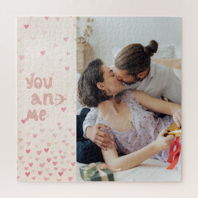 Puzzle Romantique Toi et moi, Saint Valentin Photo (Vertical)