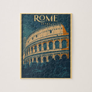 Puzzle Rome Italie Colisée Vintage