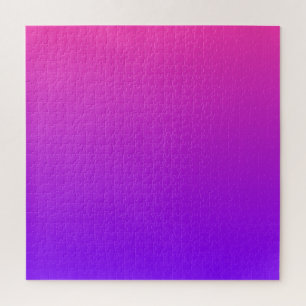 Puzzle Rose à Violet Dégradé de Couleur Moderne Ombre