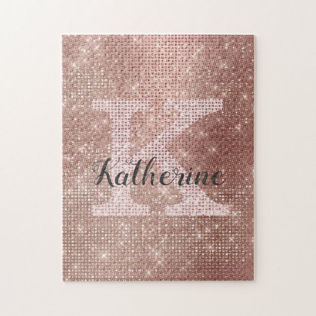 Puzzle Rose d'or de la Parties scintillant Sparkle Chic N (Vertical)