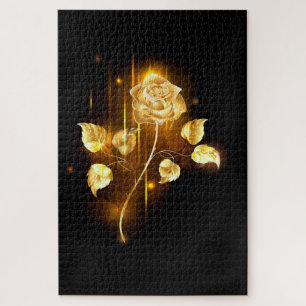 Puzzle Rose d'or ( rose dorée )