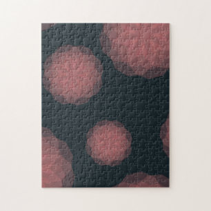 Puzzle Rose, géométrique, cool, abstraction fleur tendanc