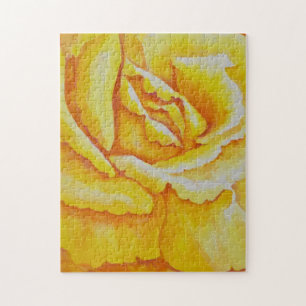 Puzzle Rose jaune