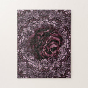 Puzzle Rose Mandala 