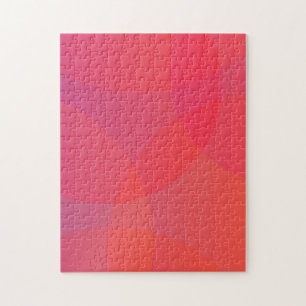 Puzzle rose, orange, moderne, simple, cool, art tendance