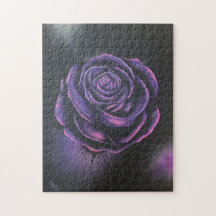 Puzzle "Rose pourpre"