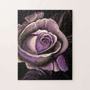 Puzzle Rose pourpre
