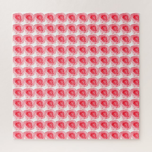 Puzzle Rose rose (Vertical)