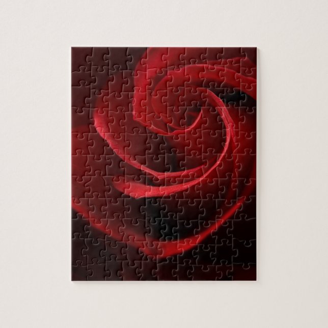 Puzzle Rose rouge (Vertical)