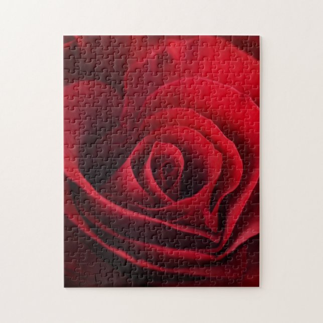 Puzzle Rose rouge de Valentine (Vertical)