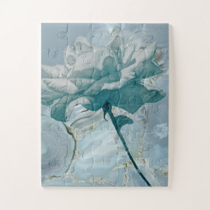 Puzzle Rose turquoise