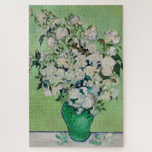 Puzzle Roses par Vincent Van Gogh (Vertical)