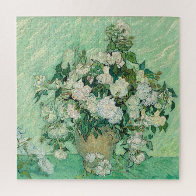 Puzzle Roses par Vincent Van Gogh (Vertical)