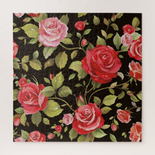 Puzzle Roses roses roses : motif floral élégant.