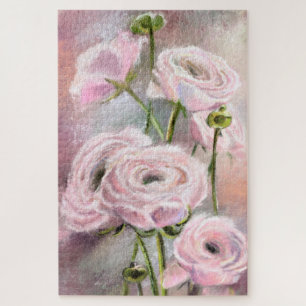 Puzzle Roses roses - Spécial Pour Vous - Peinture origina