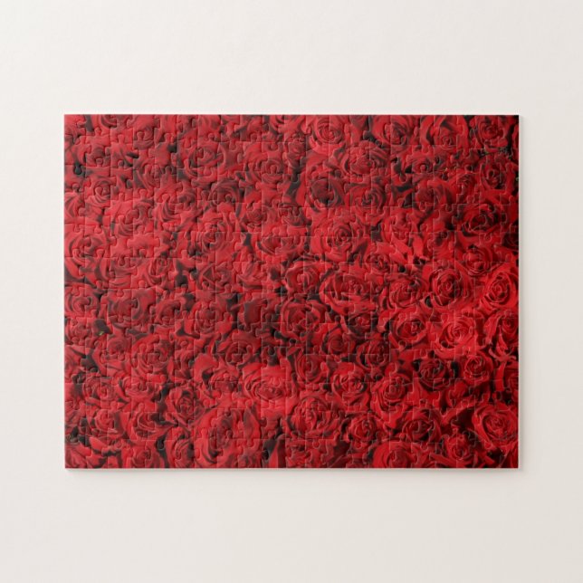 Puzzle Roses rouges (Horizontal)