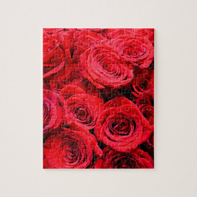 Puzzle Roses rouges (Vertical)
