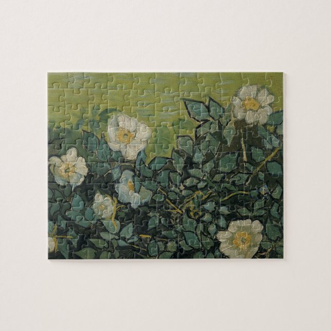 Puzzle Roses sauvages par Vincent van Gogh (Horizontal)