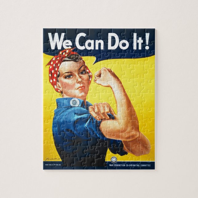 Puzzle Rosie le rivoir - "nous pouvons le faire ! " (Vertical)