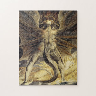 Puzzle Roter Drache