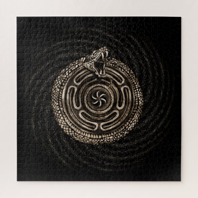 Puzzle Roue Hécate avec nos ouroboros (Vertical)