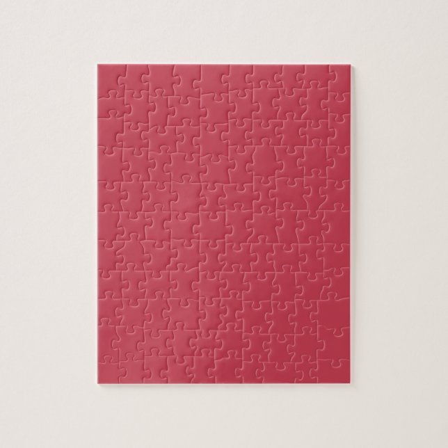 Puzzle Rouge brique (couleur solide) (Vertical)