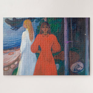 Puzzle Rouge et Blanc Edvard Munch