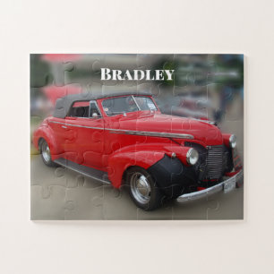 Puzzle rouge vintage