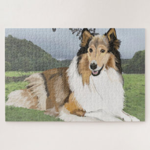 Puzzle Rough Collie