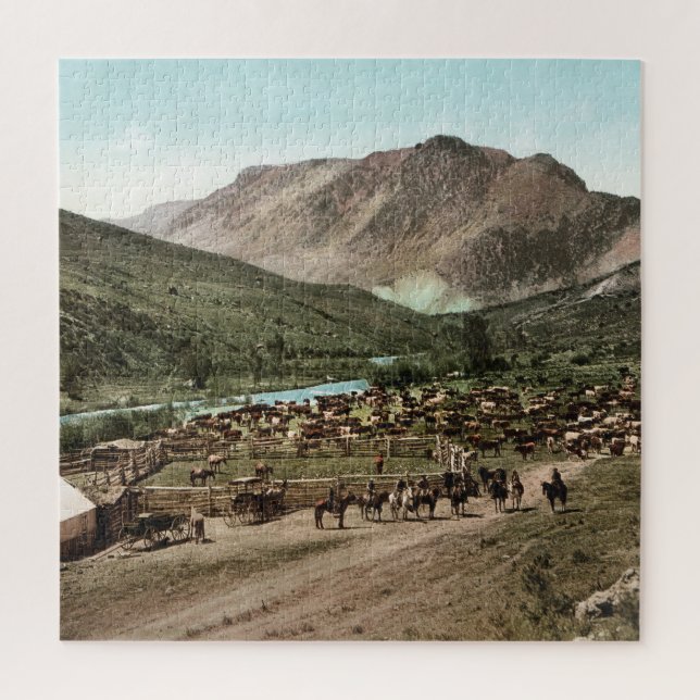 Puzzle Round Up (Colorado, 1898) (Vertical)