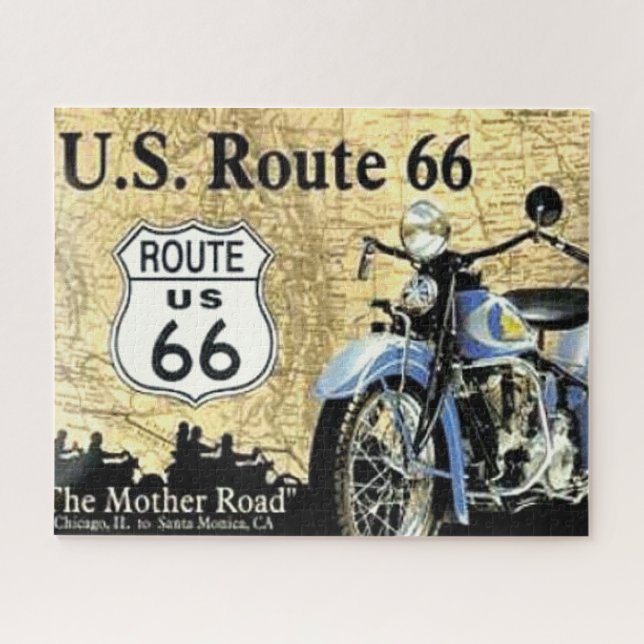 Puzzle "Route 66" (Horizontal)