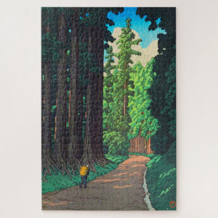 Puzzle Route de Nikko par Kawase Hasui Art japonais