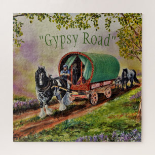 Puzzle Route irlandaise ensoleillée avec la "route tziga