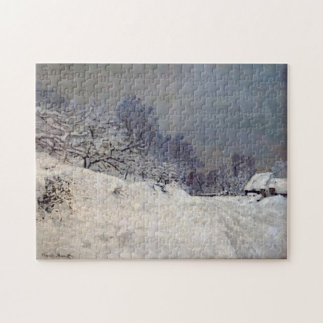 Puzzle Route Saint-Siméon Ferme d'hiver Monet Beaux-Arts (Horizontal)